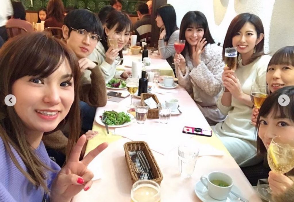 新春座談会後のランチ会(わこさんのInstagramより)