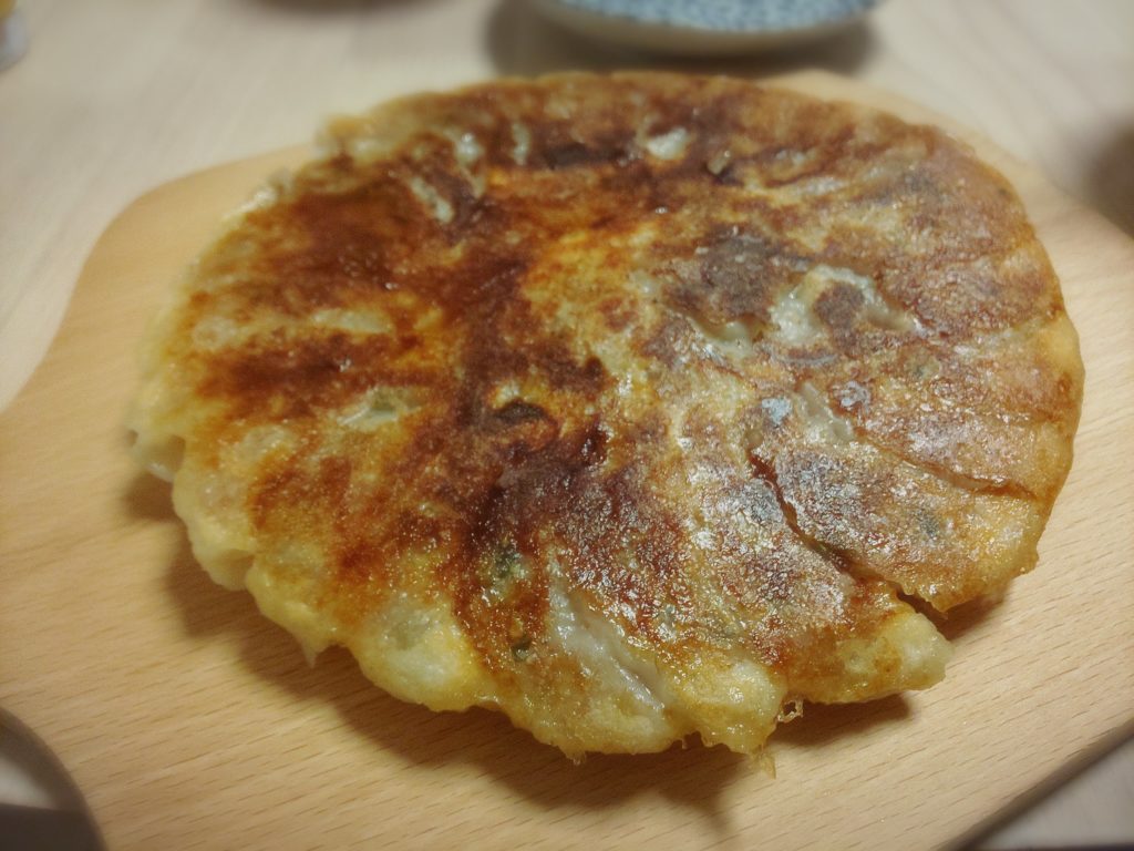 懸賞晩御飯(鉄鍋餃子)